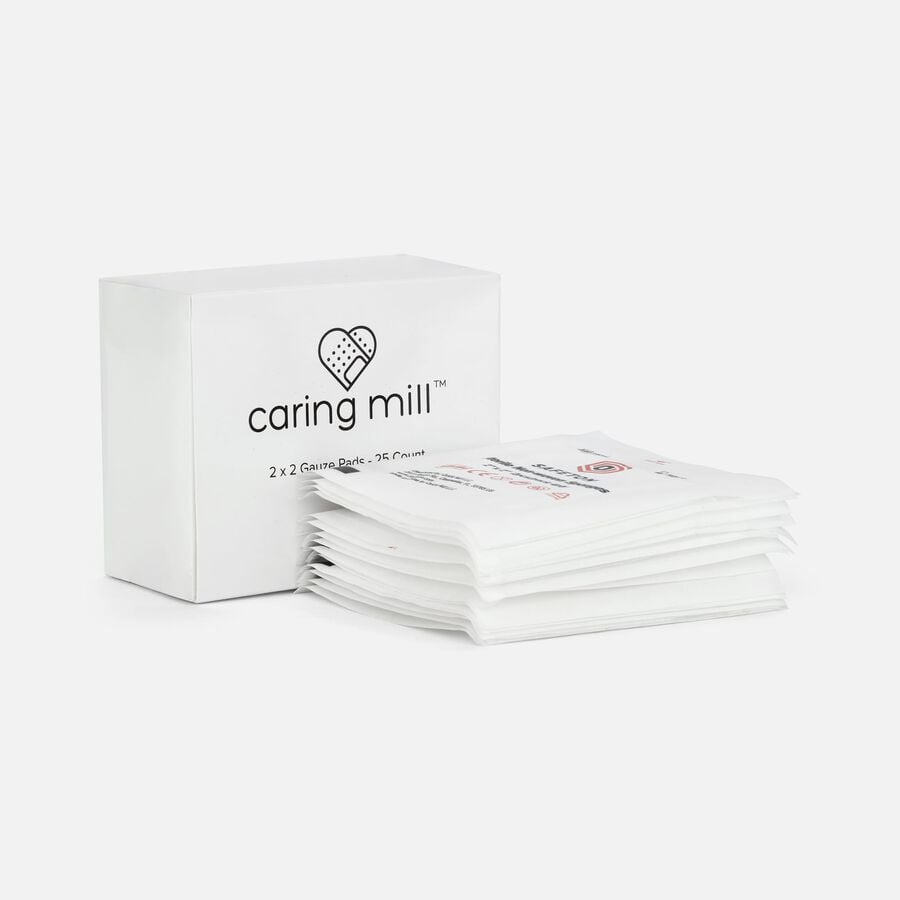 Caring Mill Gauze Pads, Large, 4x4", 25 ct., , large image number 0