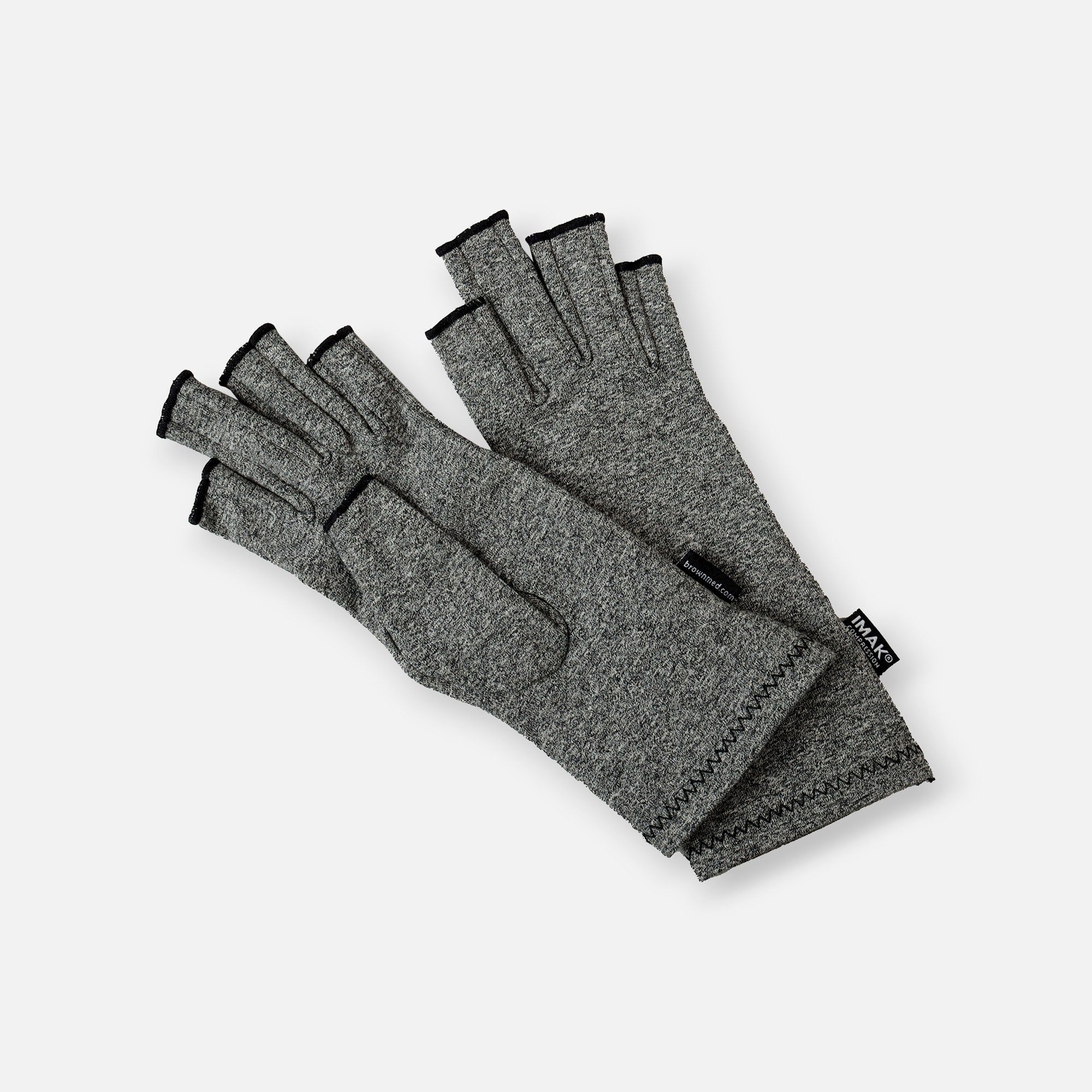 thumbnail image 2 of IMAK Compression Arthritis Gloves – Medium, Black – Cotton, Pain Relief – IAGLOVE-BK 2 of 4