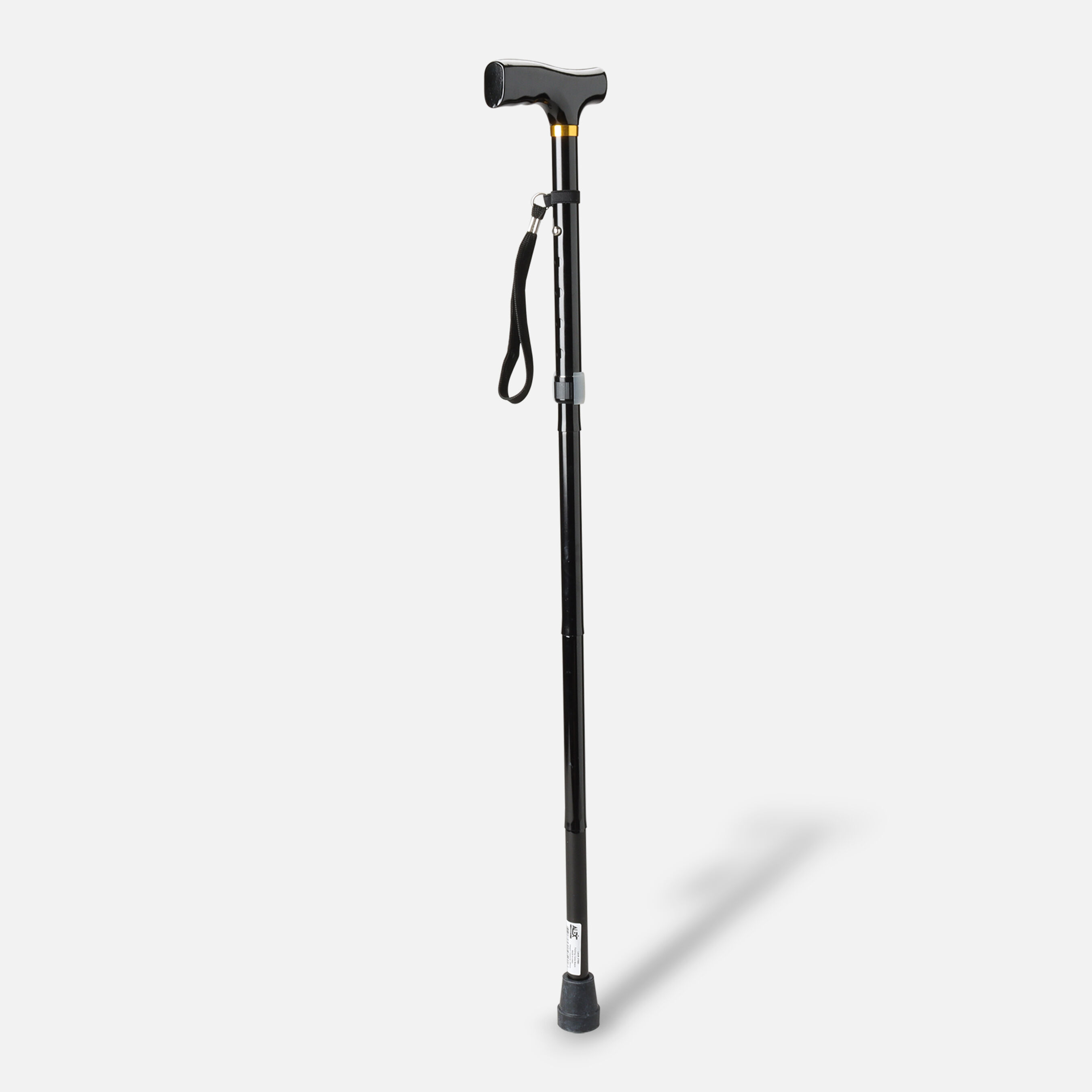 Invacare Adjustable Black Folding Cane, 1 ea