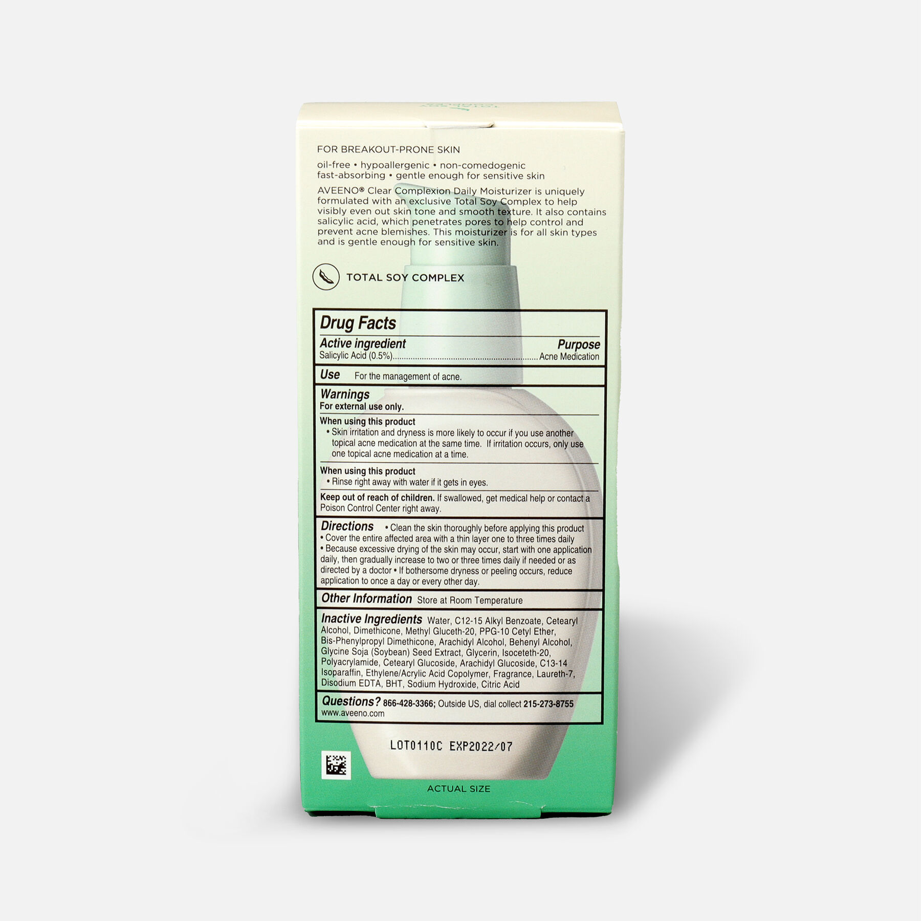 FSA Eligible Aveeno Clear Complexion Face Moisturizer, 4 oz.