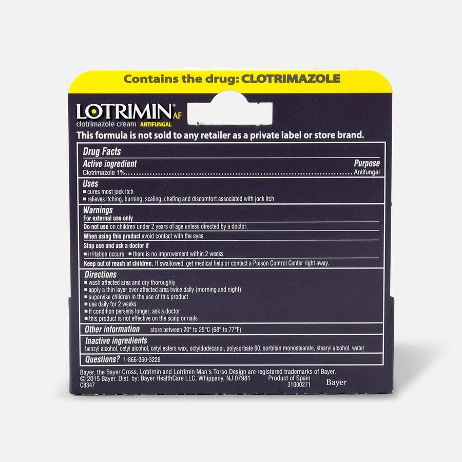 Lotrimin AF Antifungal Jock Itch Cream, .42 oz., , large image number 1