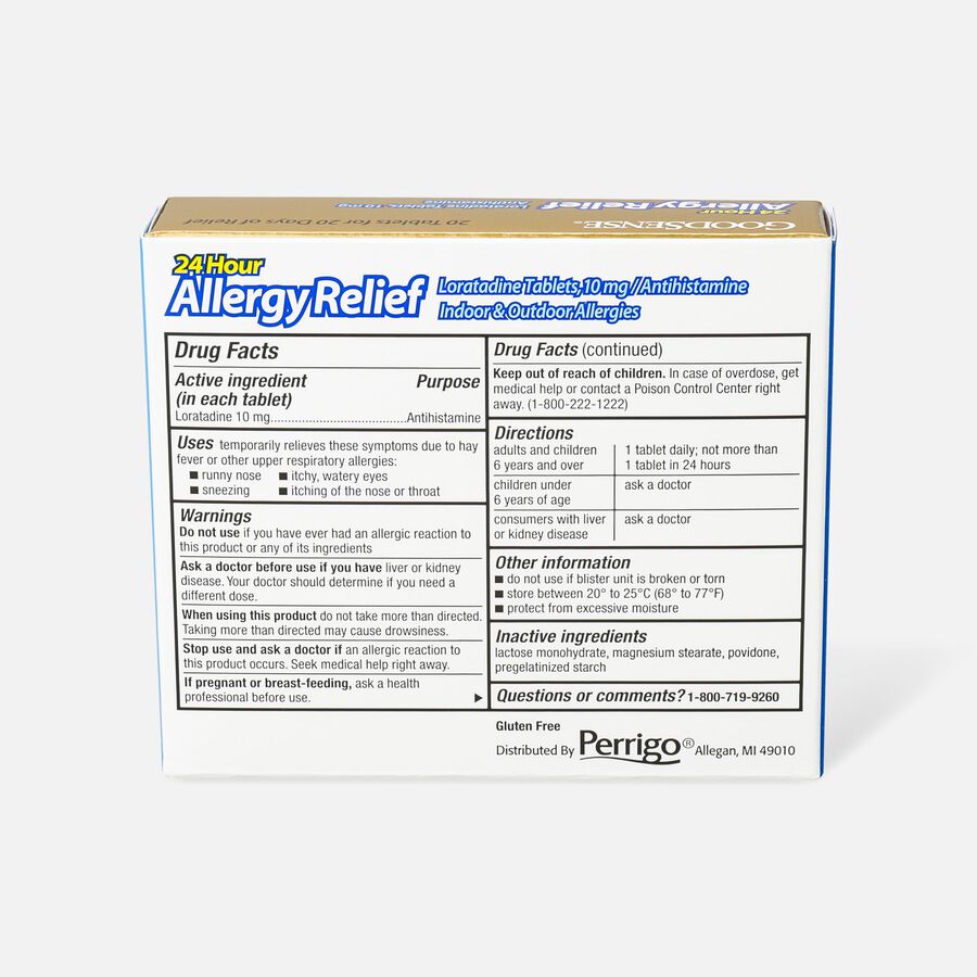 GoodSense® Allergy Relief Loratadine Tabs, 10 mg, , large image number 8