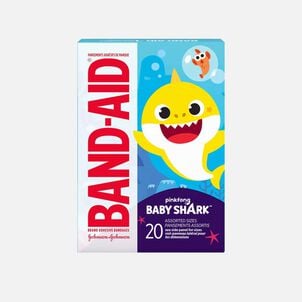 Band-Aid Baby Shark Assorted Bandages, 20 ct.
