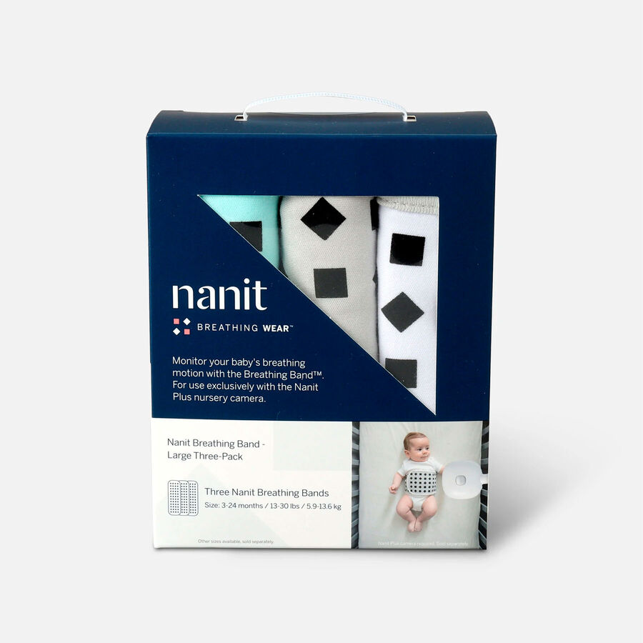 Nanit Breathing Wear Band, 3-Pack, Size Large, , large image number 0