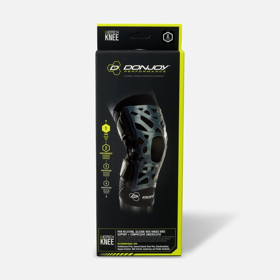 DonJoy Performance Webtech Knee Brace, Black, Extra Large, , large image number 0