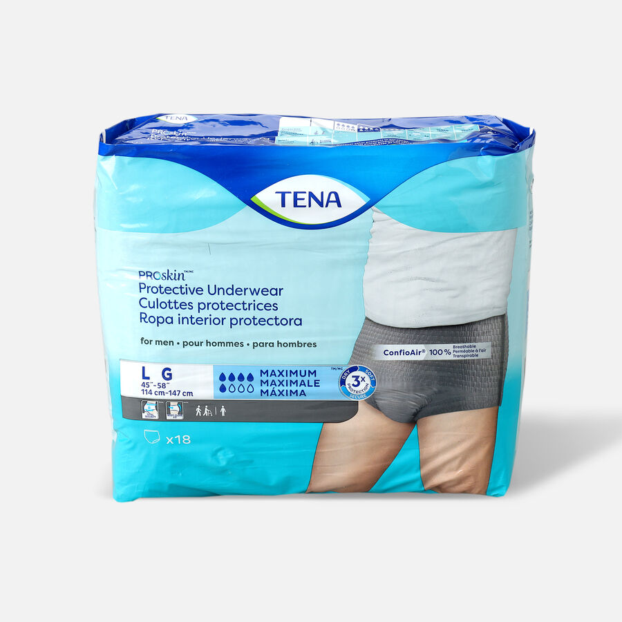 TENA ProSkin™ Protective Incontinence Underwear for Men, Maximum Absorbency, Large, 18 ct., , large image number 0