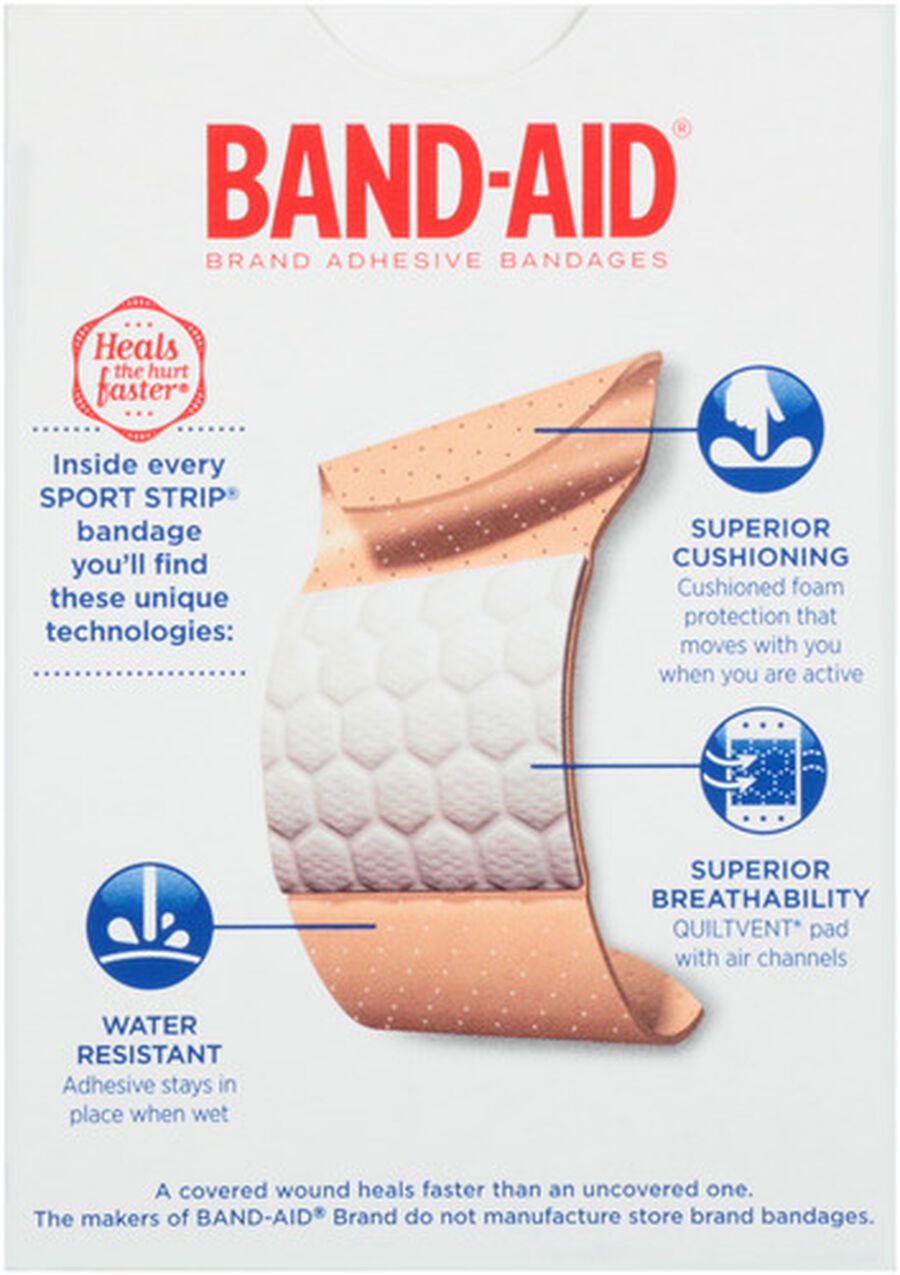 BAND-AID&reg; Sport Strip, Extra Wide, 30 ct., , large image number 2