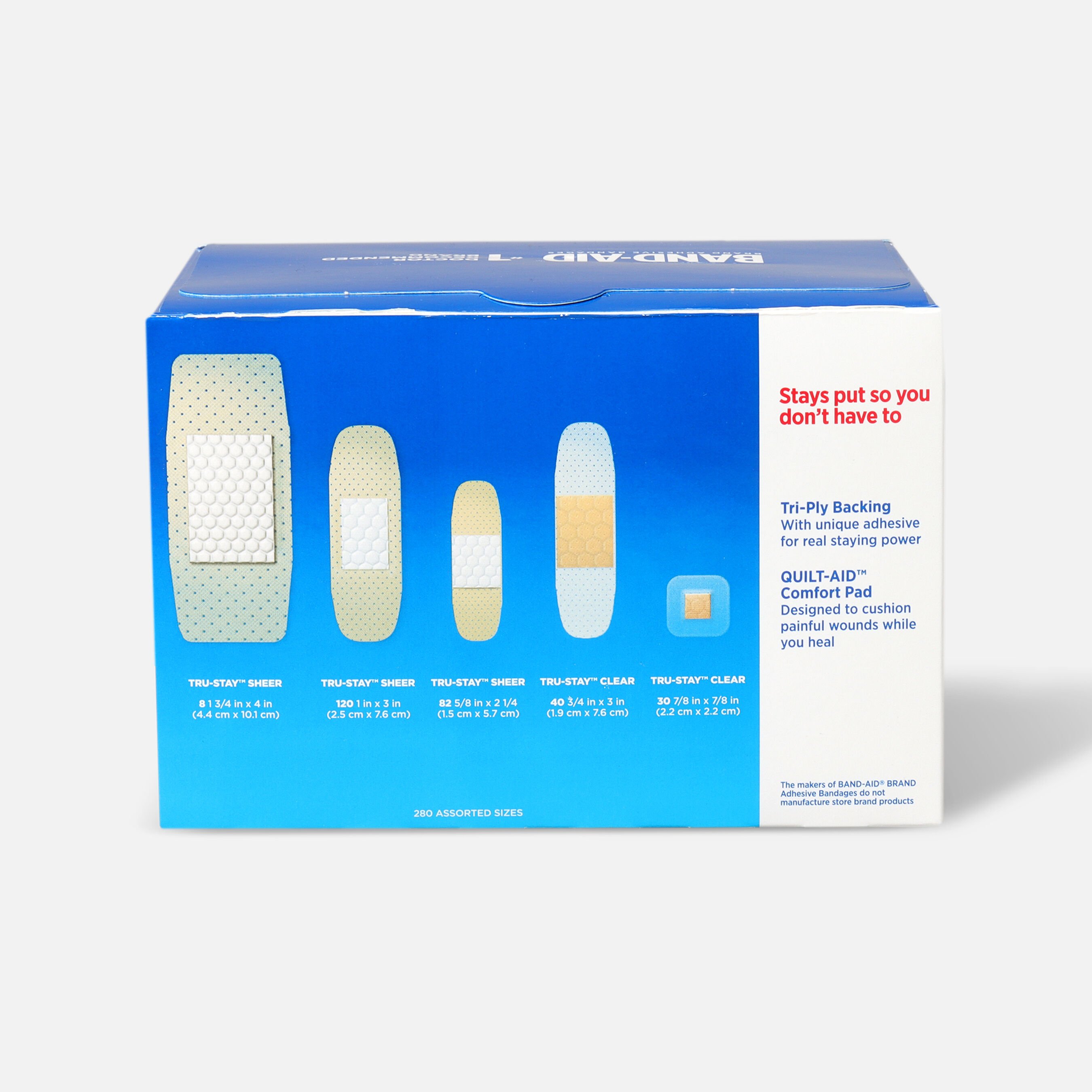 FSA Eligible BandAid Sheer Variety Pack Assorted, 280 ct. FSA Eligible