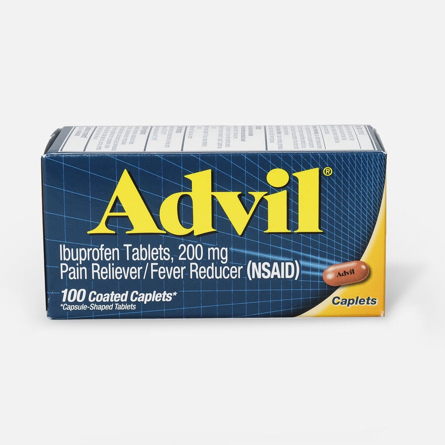 Advil Pain Reliever and Fever Reducer Coated Caplets, 200 mg, , large image number 0