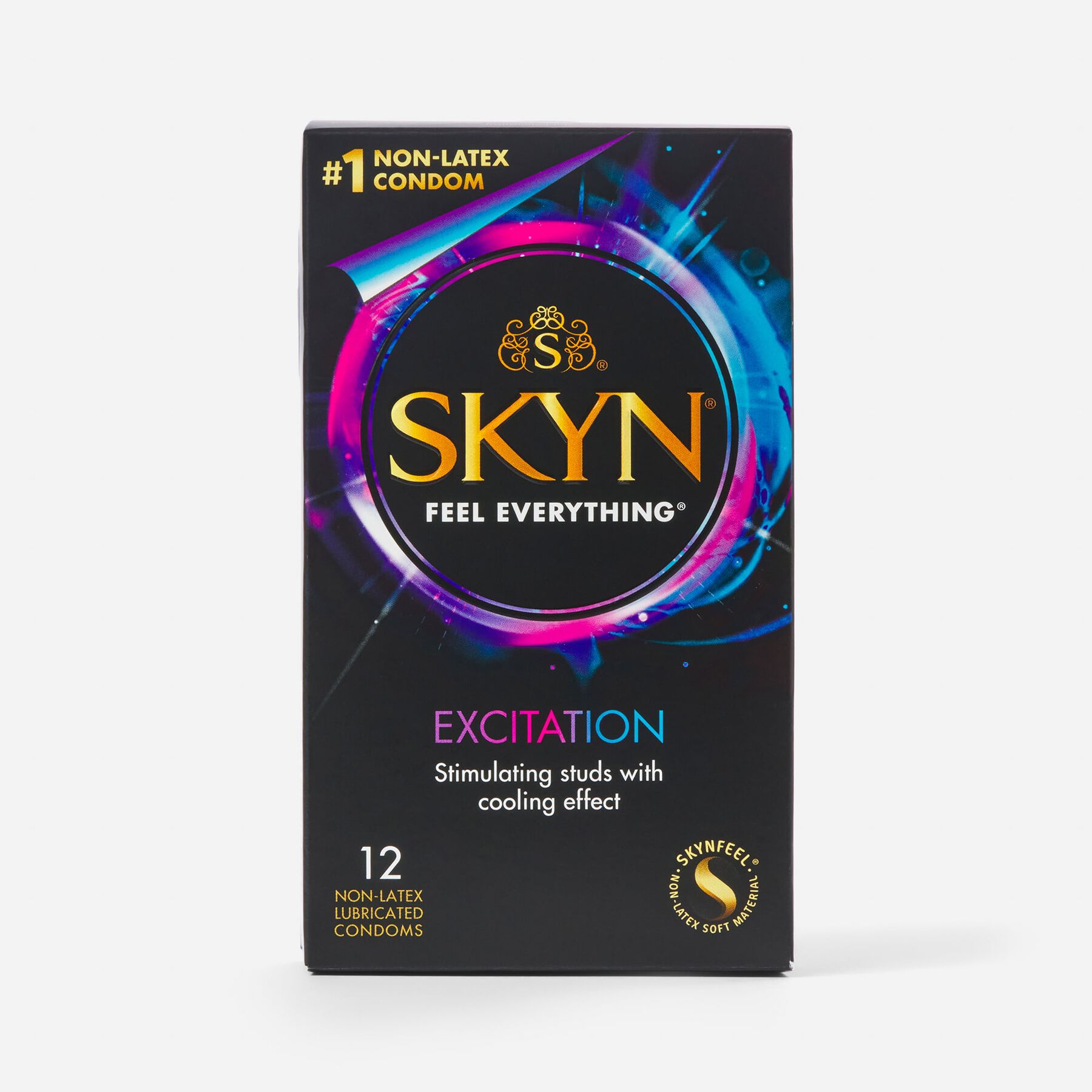 Skyn Excitation Non Latex Condom 12 Ct