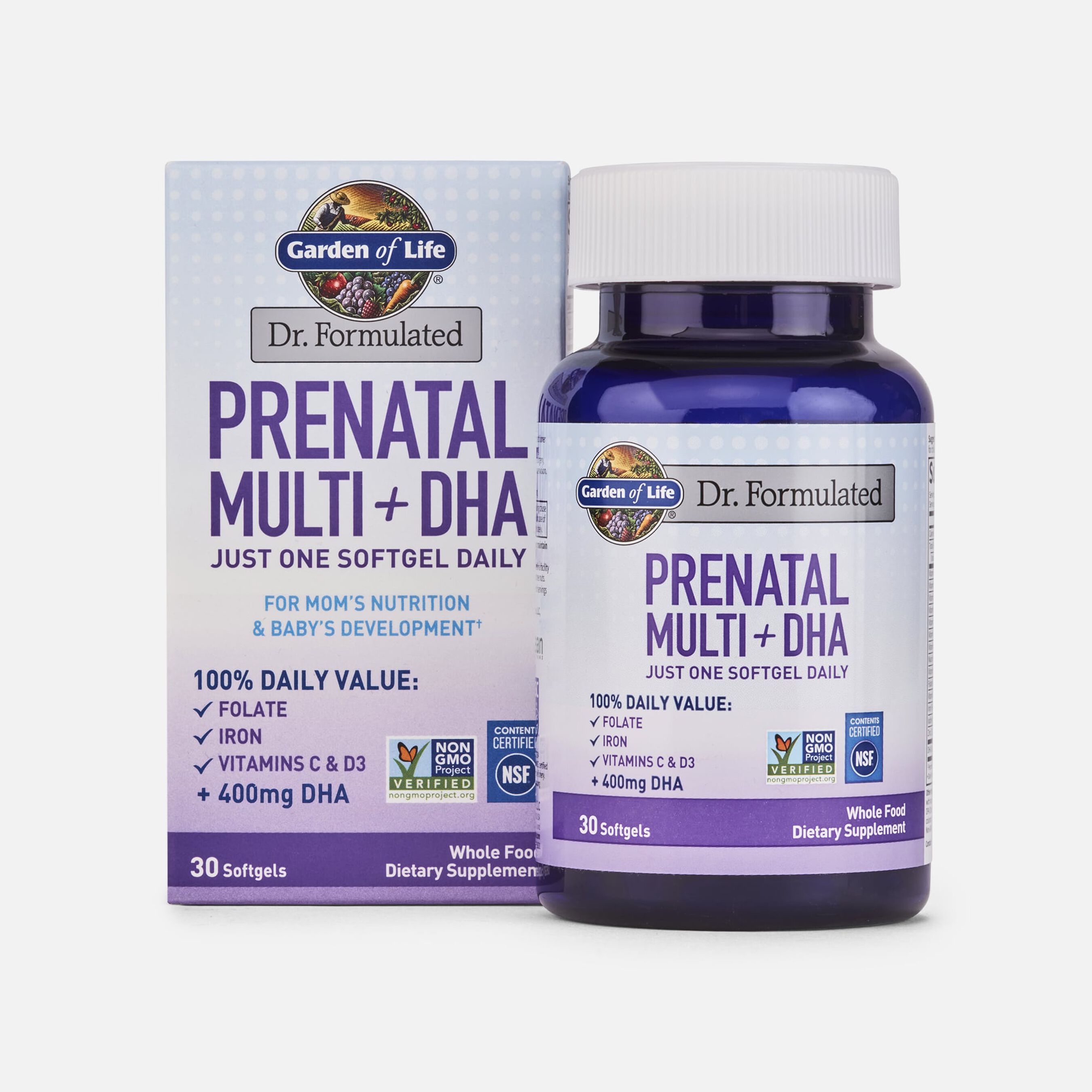 FSA Eligible Dr. Formulated Prenatal Multi + DHA Softgels, 30 ct. FSA