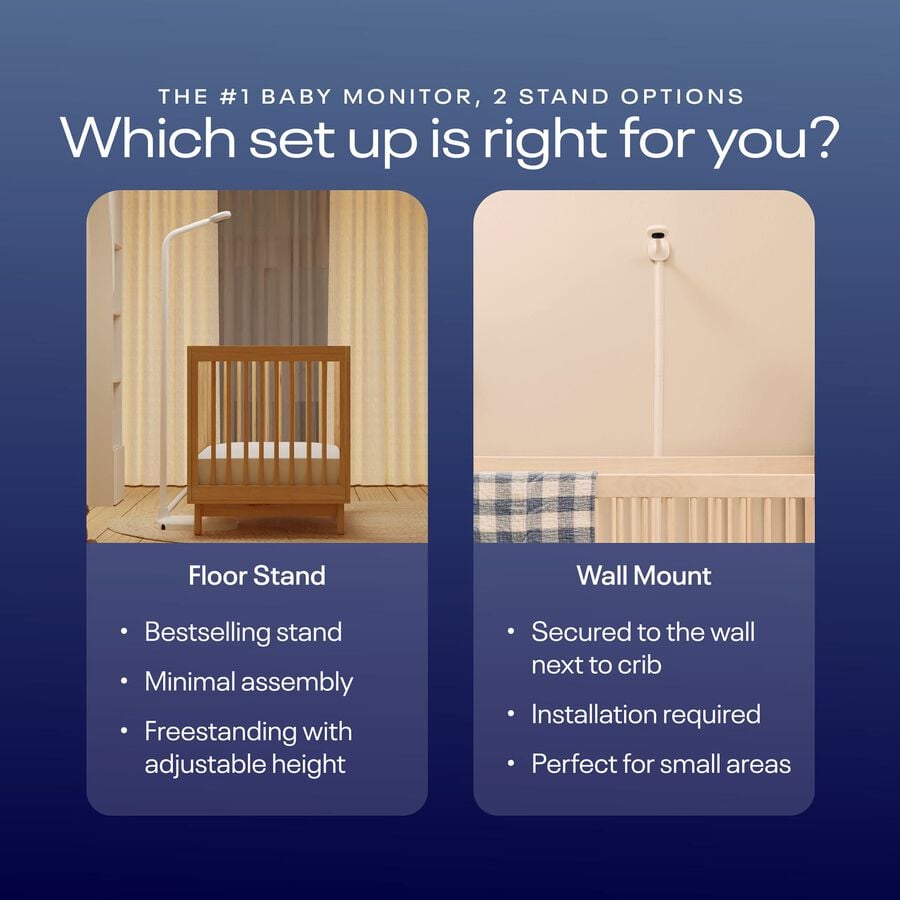 Nanit Pro Smart Baby Monitor & Floor Stand (V2), , large image number 1