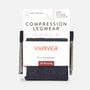 VIM & VIGR Heathered Collection Cotton Compression Socks, Dark and Light Grey, L/XL, 30-40 mmHg, , large image number 1