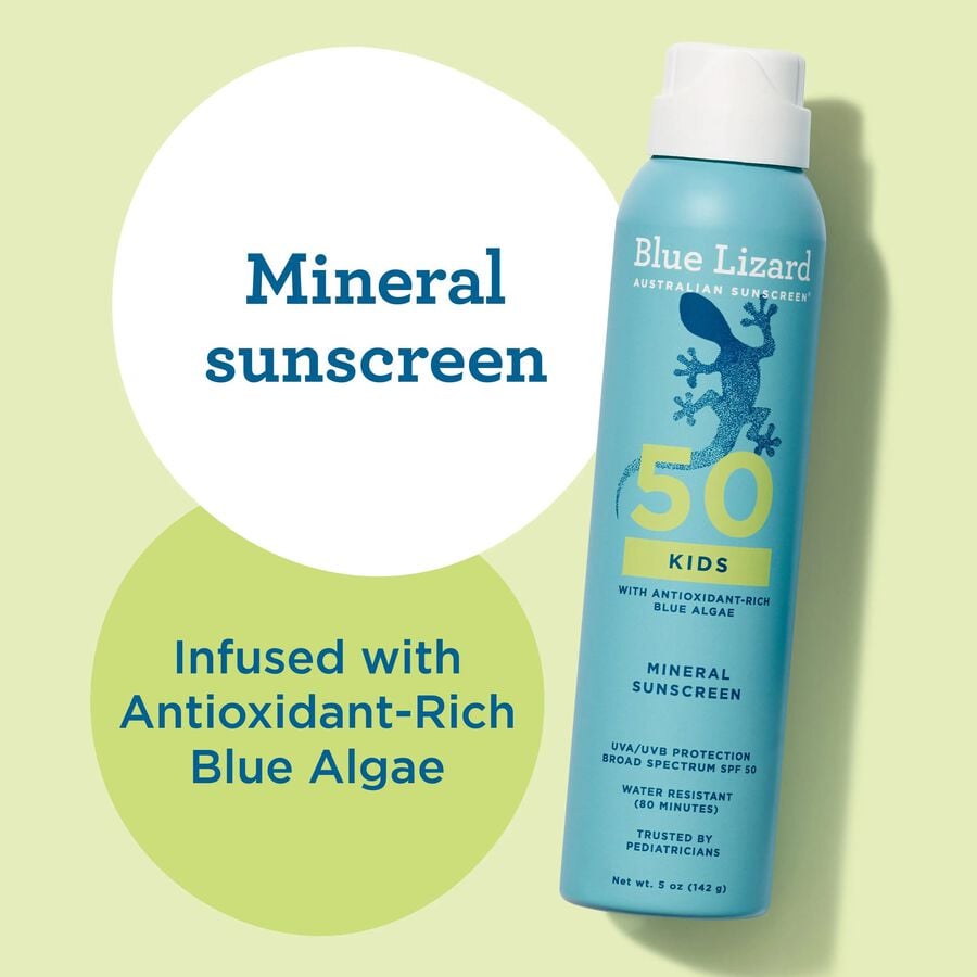 Blue Lizard Kids Mineral Sunscreen Spray, SPF 50, 5 oz., , large image number 4