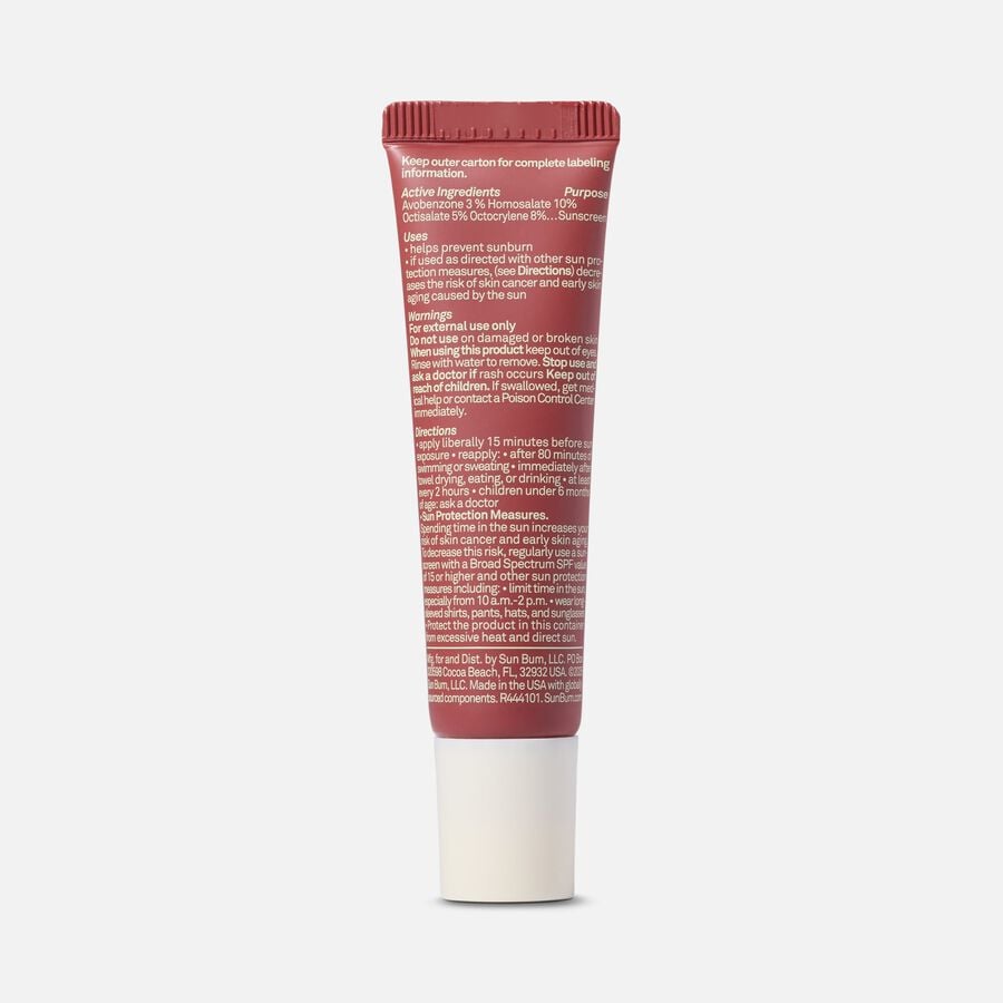 Sun Bum SPF 30 Sunscreen Tinted Lip Balm, 0.5 fl. oz., Bonfire, , large image number 1