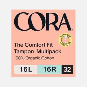 Cora Organic Cotton Applicator Tampons