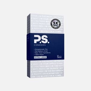 P.S. Condoms Exceptionally Thin Condoms, Size XL, 12 ct.