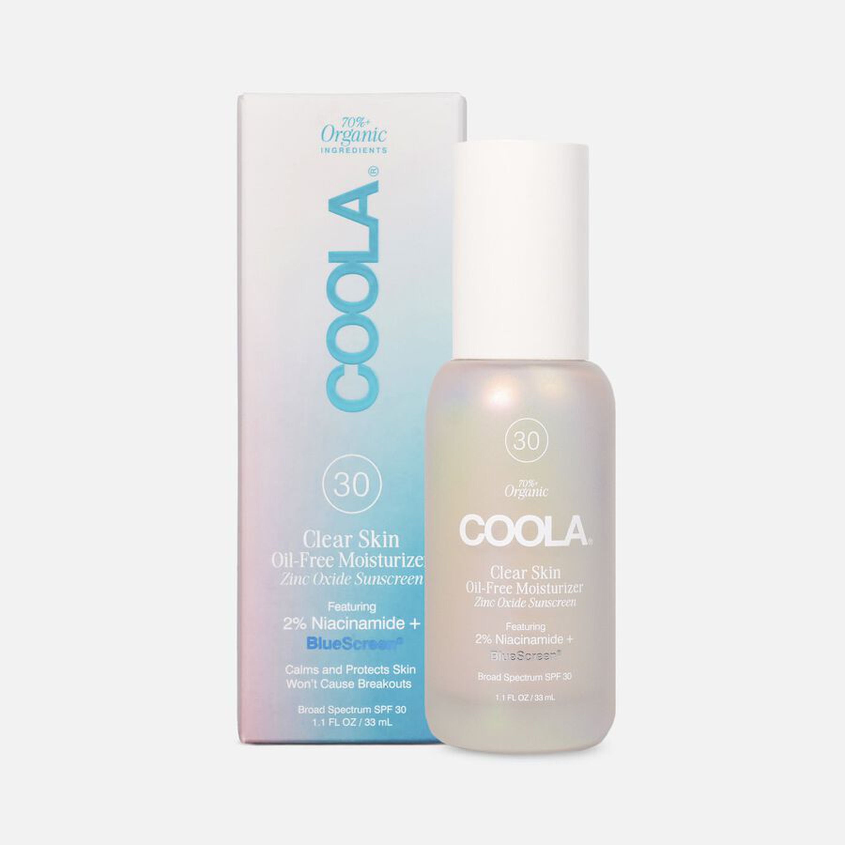 FSA Eligible COOLA Clear Skin OilFree Moisturizer SPF 30, 1.1 oz