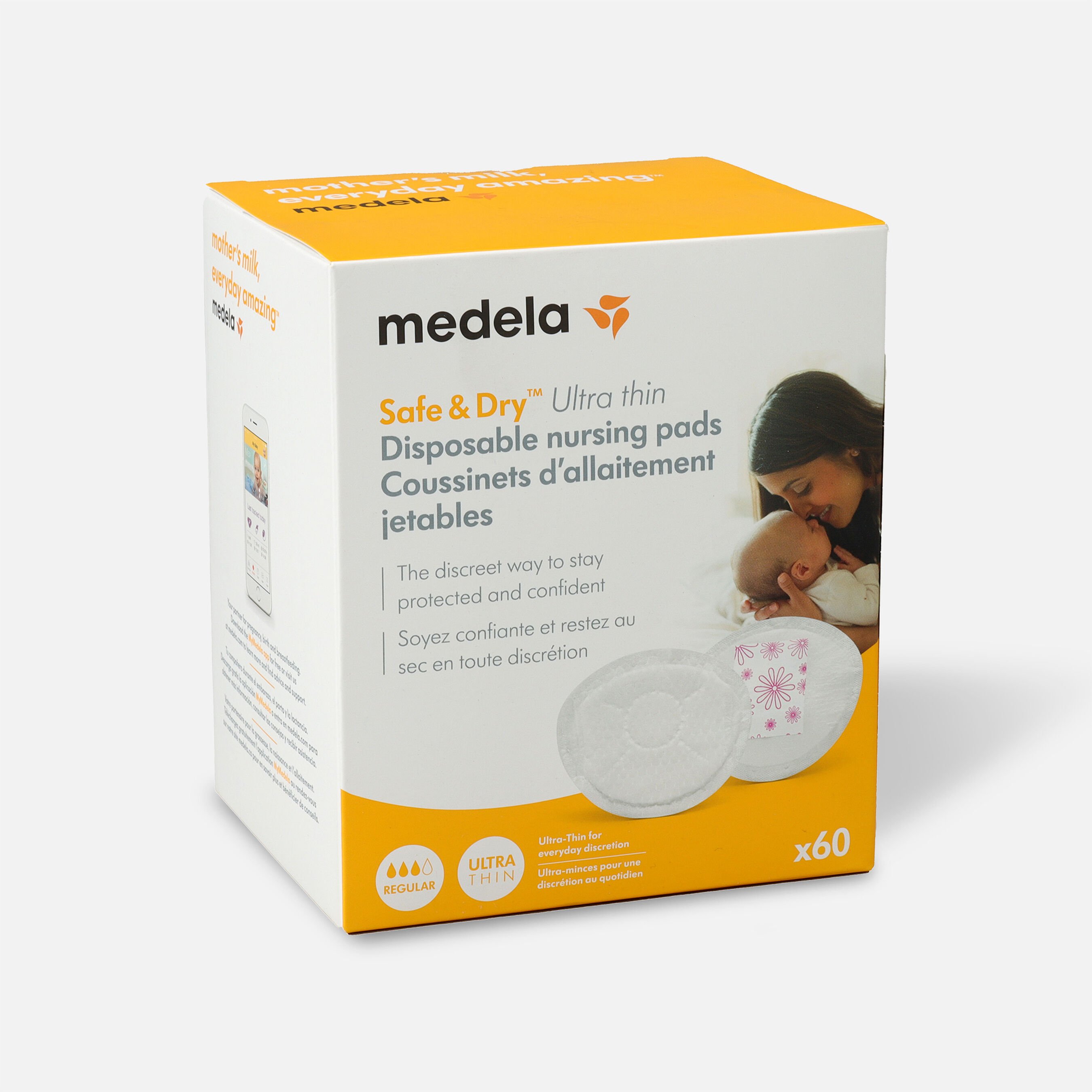 Medela Safe and Dry Thin Disposable Nursing Pad