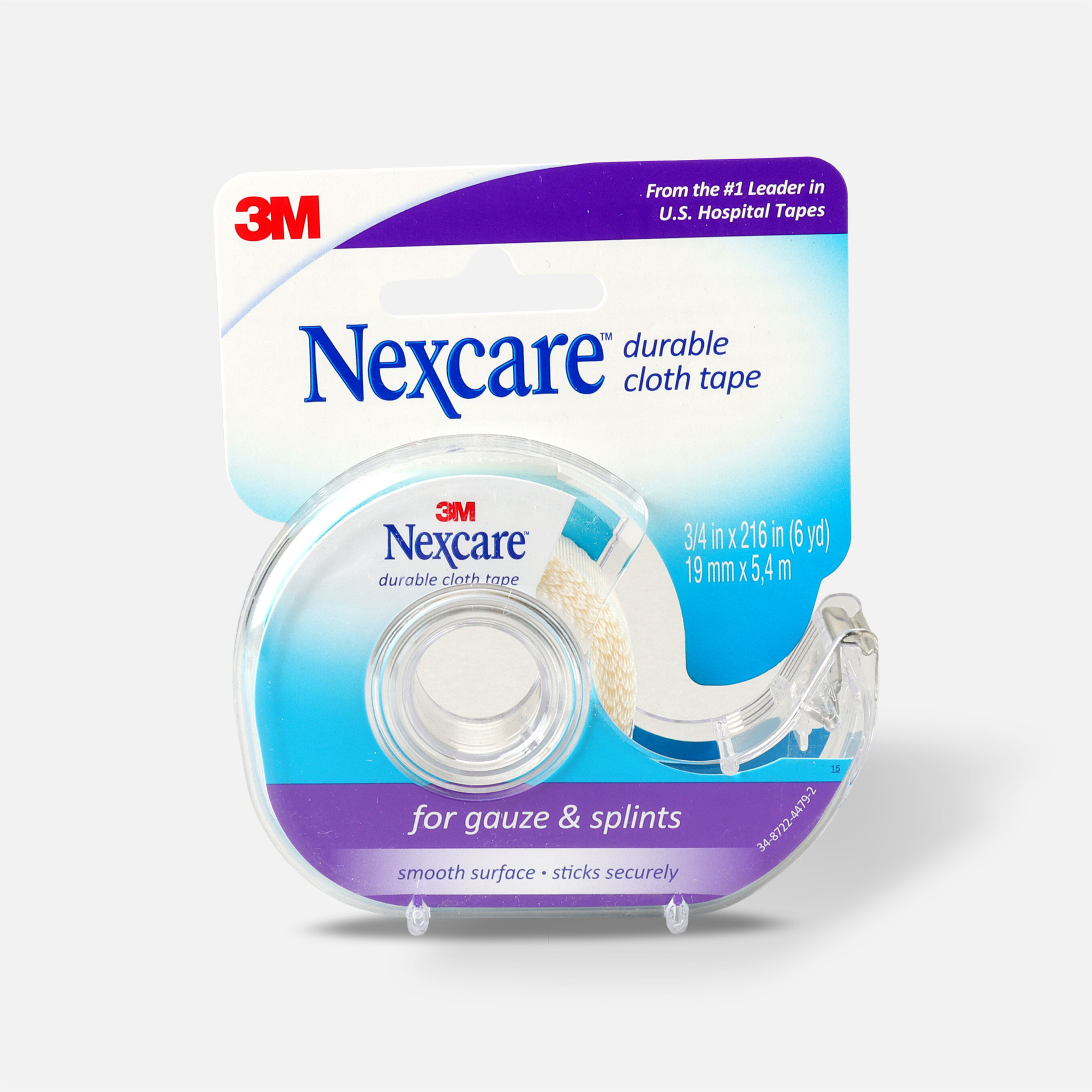 Nexcare FirstAid Durable Cloth Tape 3/4" x 6yds 1ct