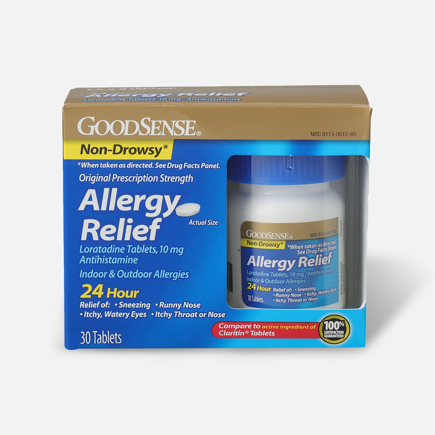 GoodSense® Allergy Relief Loratadine 10 mg Tablets