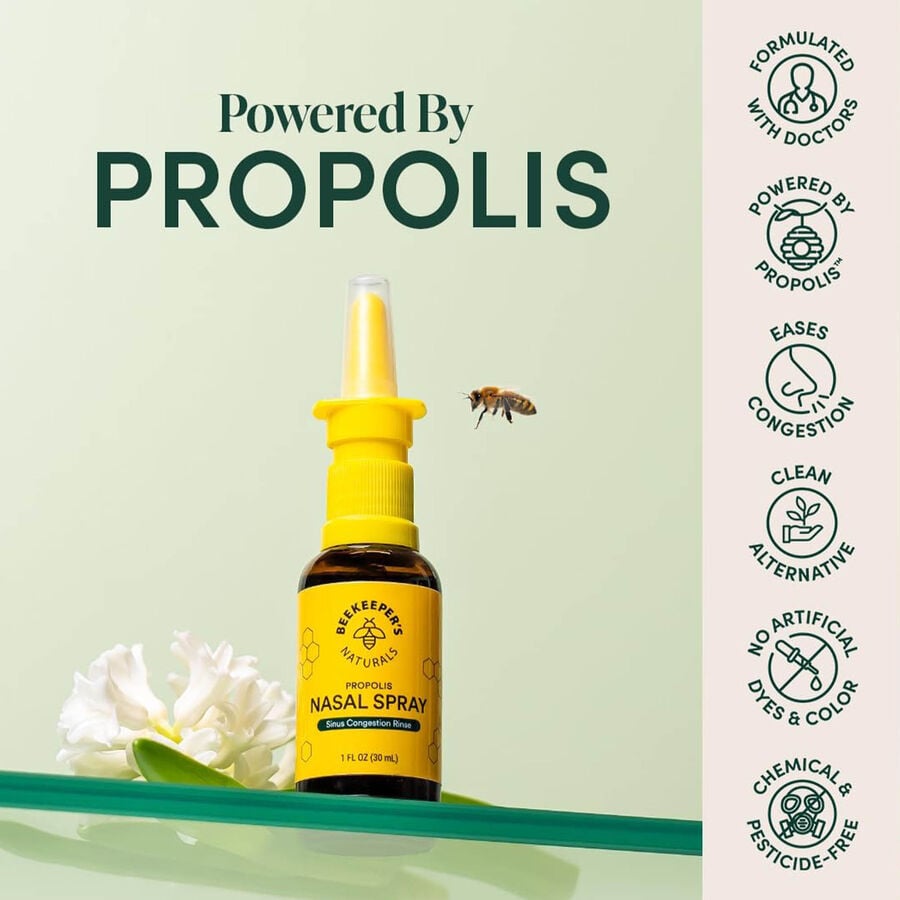 Beekeeper's Naturals Propolis Nasal Spray, 1 fl oz., , large image number 3