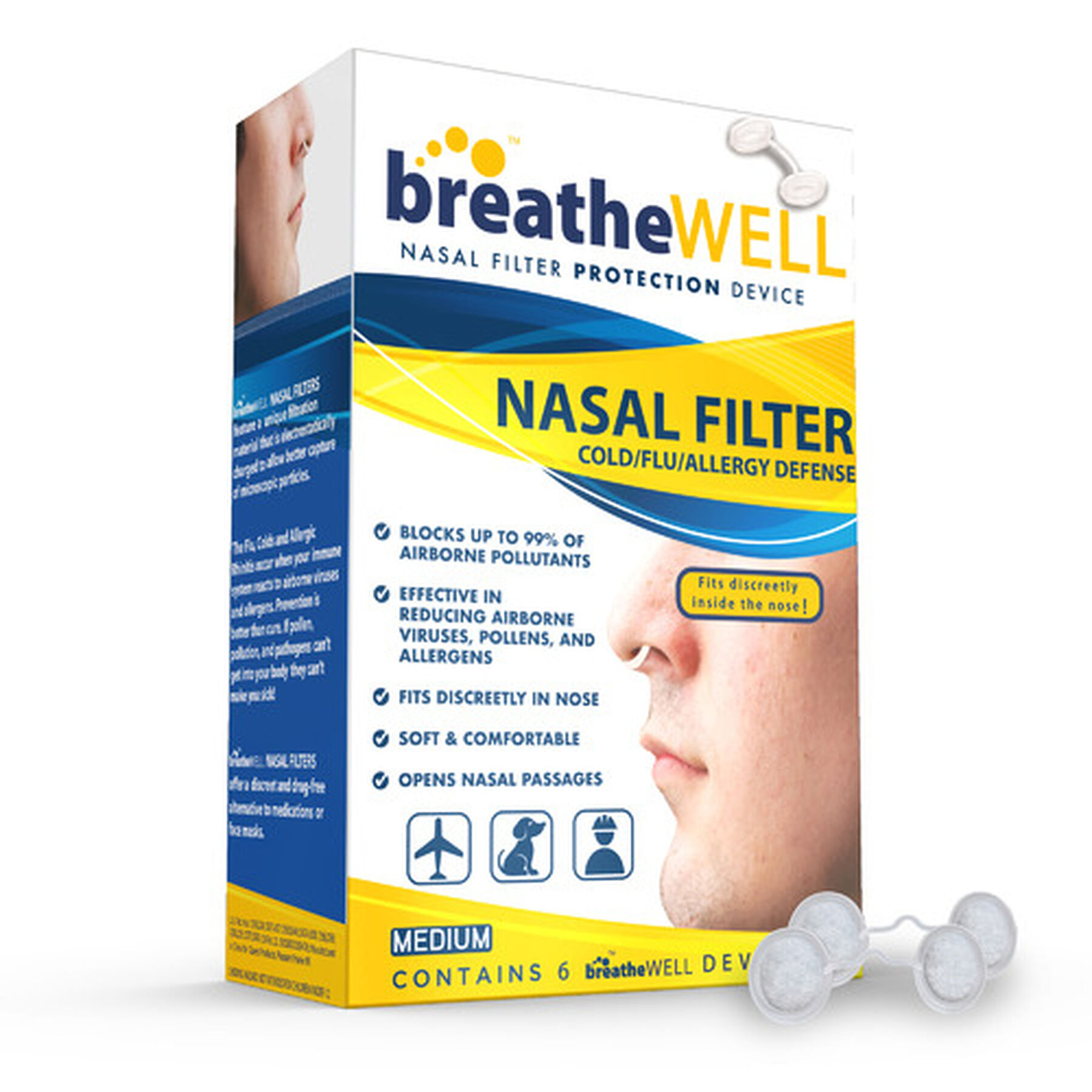 Breathe Well Nasal Filter