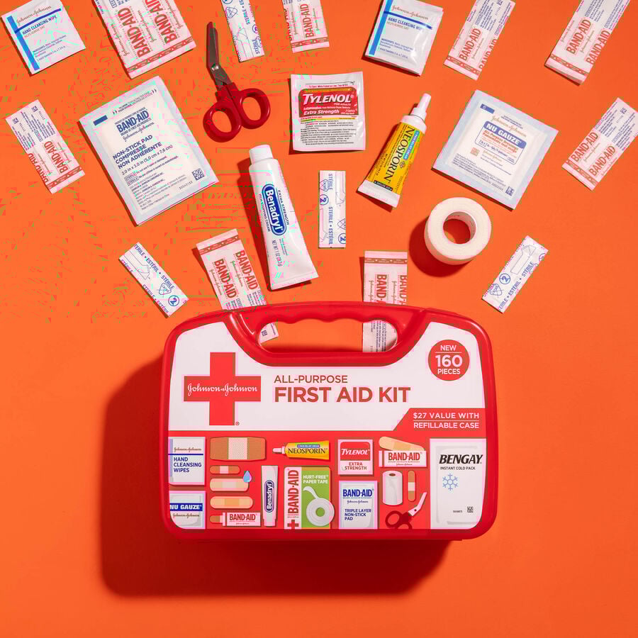 Johnson & Johnson All-Purpose First Aid Kit - 160 ct., , large image number 2