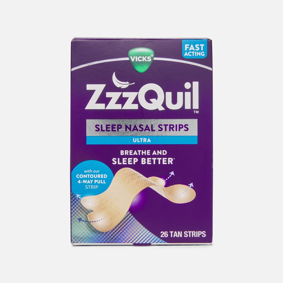 Vicks ZzzQuil Sleep Ultra Nasal Strips, 26 ct., , large image number 1