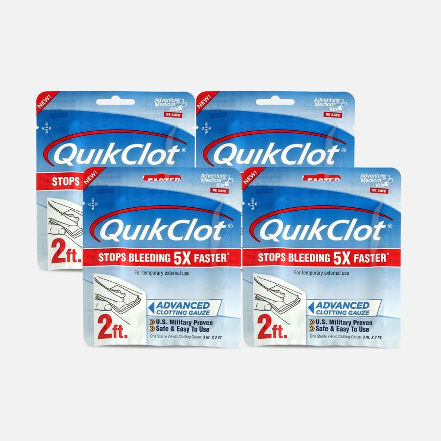 QuikClot Gauze 3" x 2' (4-Pack), , large image number 0