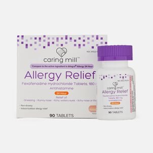 Caring Mill&trade; Fexofenadine Tablet, 24 hour, 90 ct.