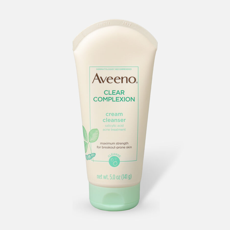 Aveeno Clear Complexion Cream Cleanser, 5 oz., , large image number 0