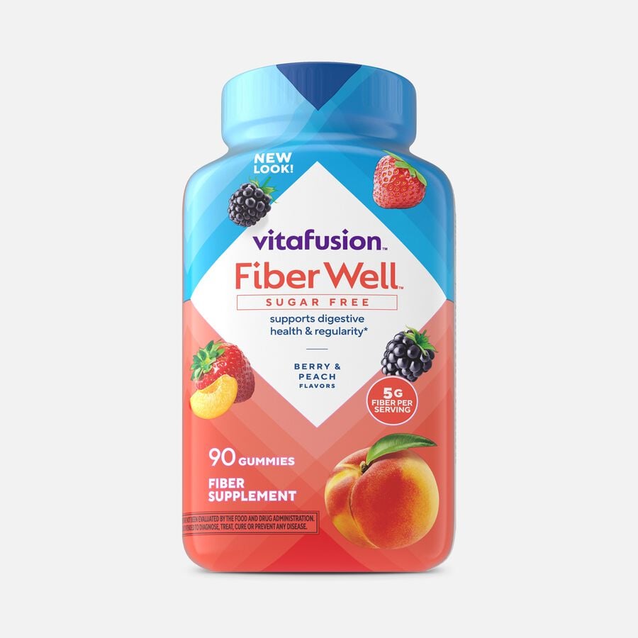 Vitafusion Fiber Well Gummies, Sugar-Free, 90 ct., , large image number 0
