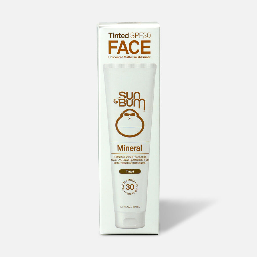 Sun Bum SPF 30 Mineral Sunscreen Tinted Face Lotion, 1.7 oz., , large image number 0