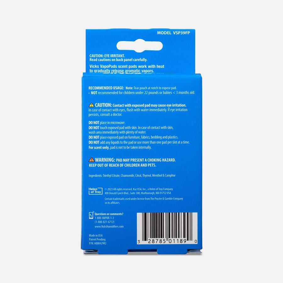 Vicks VapoPads&reg; Sinus Relief Formula, 12 Scent Pads, , large image number 1