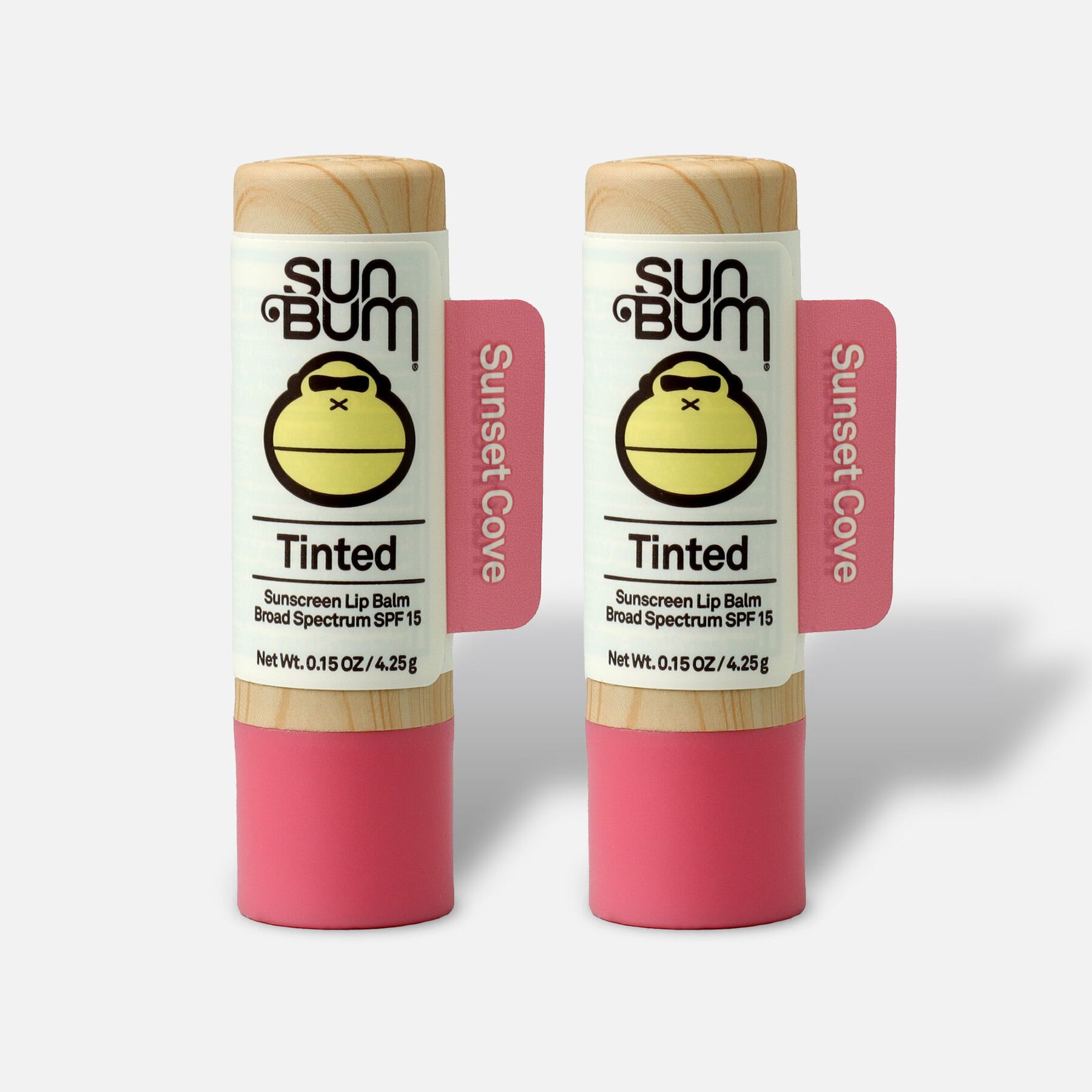 FSA Eligible Sun Bum SPF 15 Tinted Lip Balm, Sunset Cove, .15 oz. (2