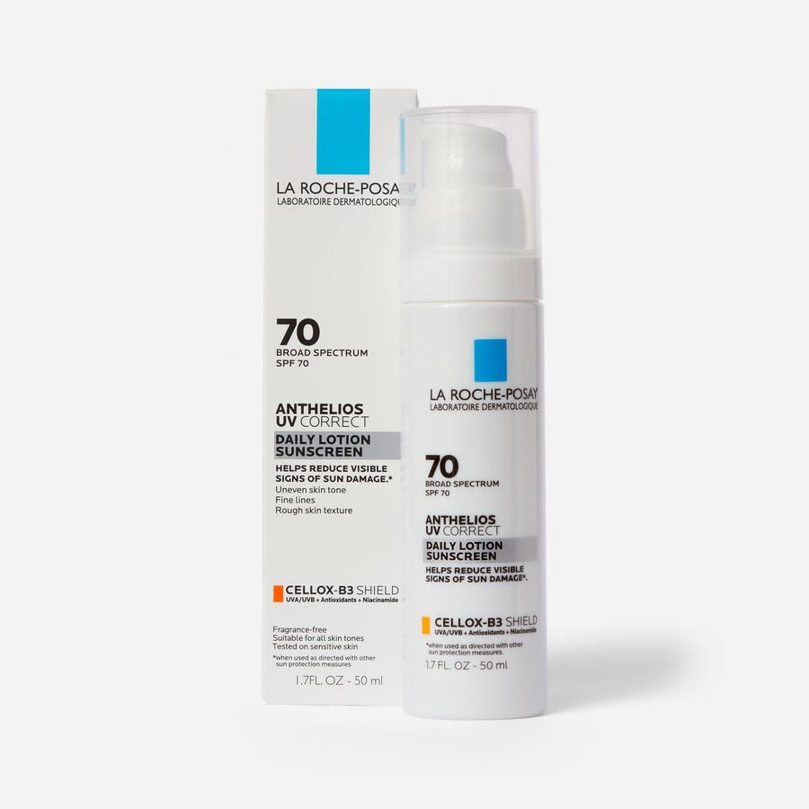 La Roche-Posay Anthelios UV Correct Daily Anti-Aging Face Sunscreen - SPF 70, , large image number 0