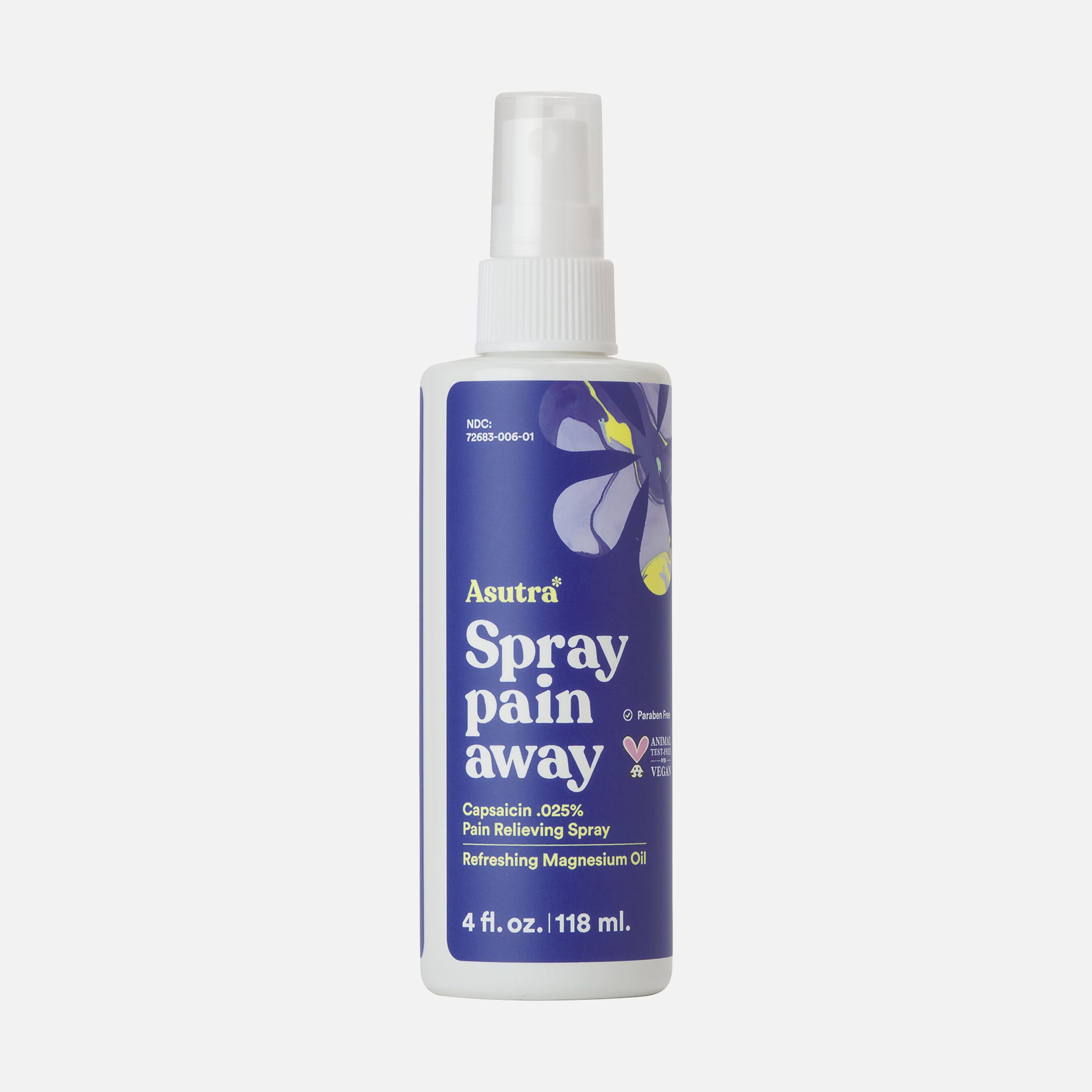FSA Eligible Asutra Spray Pain Away Magnesium Oil with Capsaicin FSA