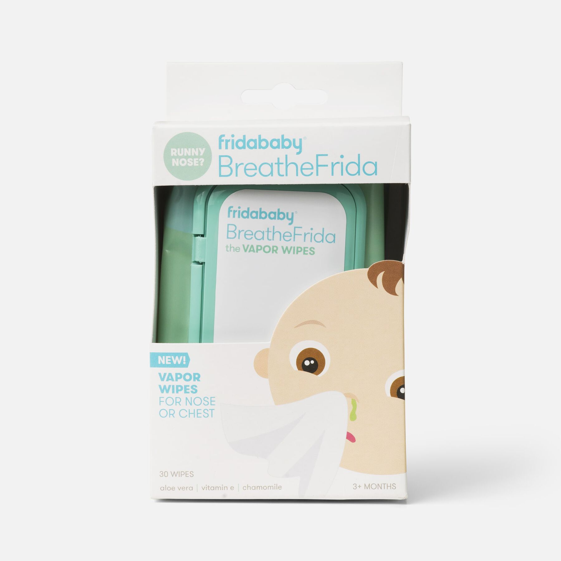 Frida Baby BreatheFrida Vapor Wipes for Nose or Chest