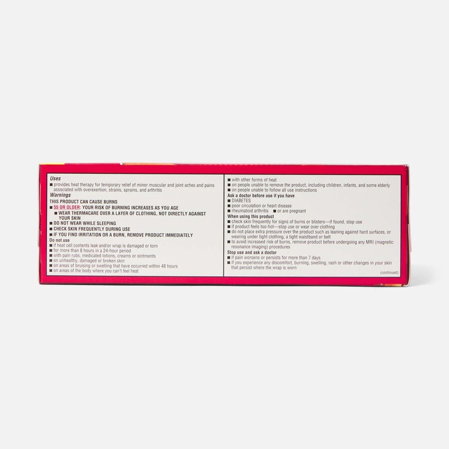 ThermaCare Back & Hip Heatwraps, Small/Medium, 3 ct., , large image number 1