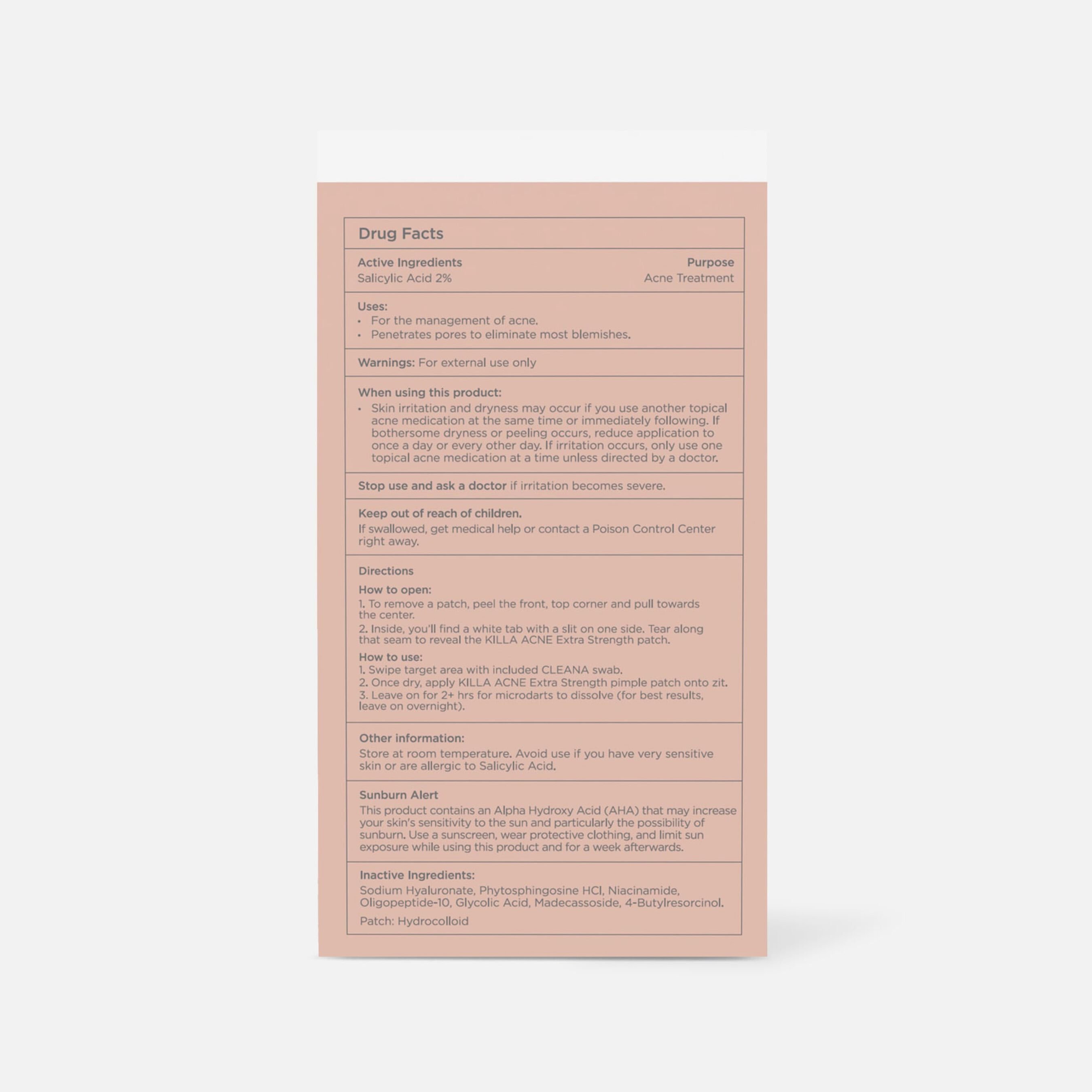 FSA Eligible ZitSticka KILLA ACNE Extra Strength Microdart Patches, 4