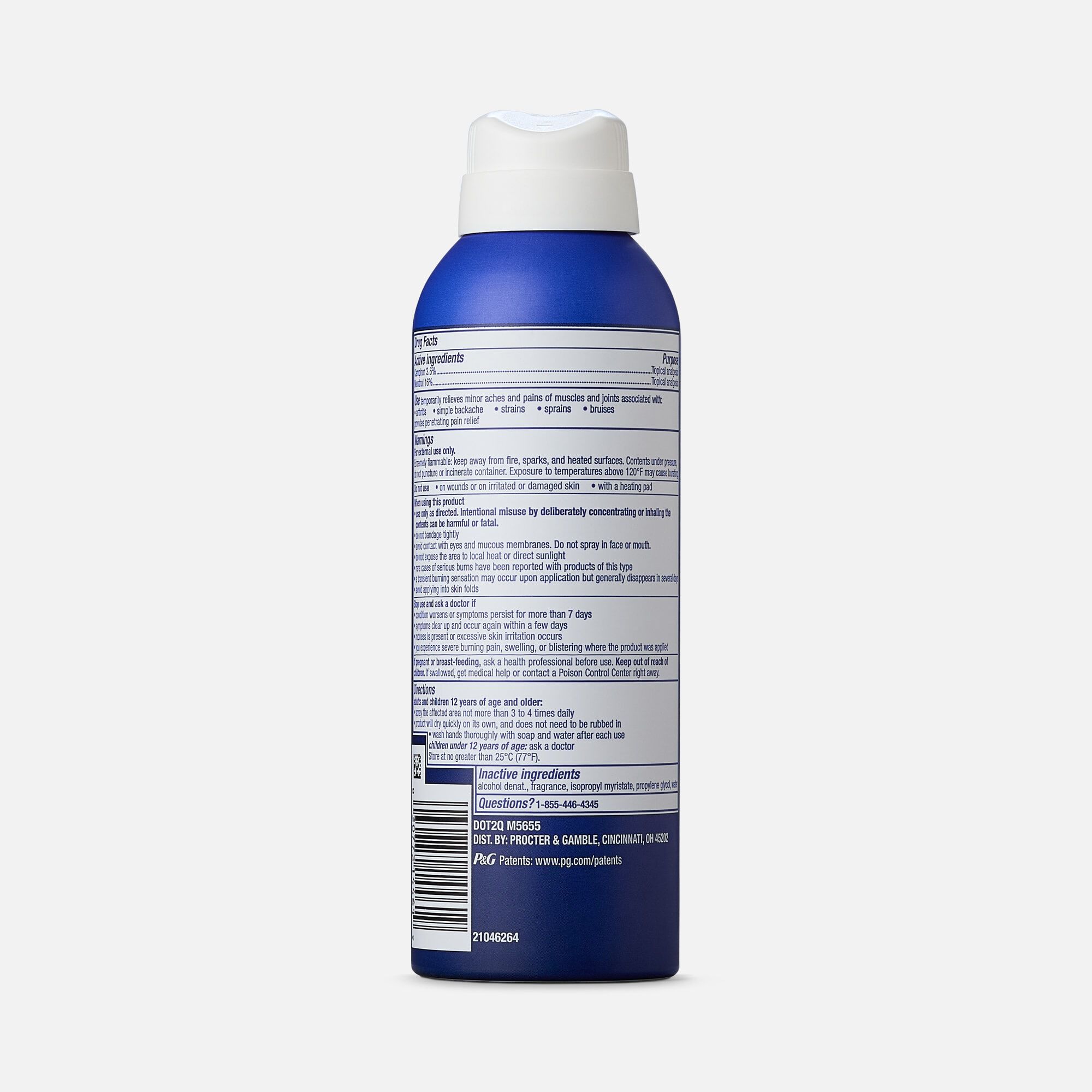 Vicks VapoFreeze Pain Relieving Spray for Muscle and Joint Pain, 3