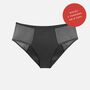 Proof® Leak & Period Underwear - Mesh Hipster (4 Tampons/8 tsps), Black, XL, , large image number 2