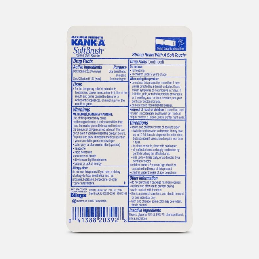 Kank-A Maximum Strength Soft Brush Tooth and Gum Pain Gel, , large image number 1
