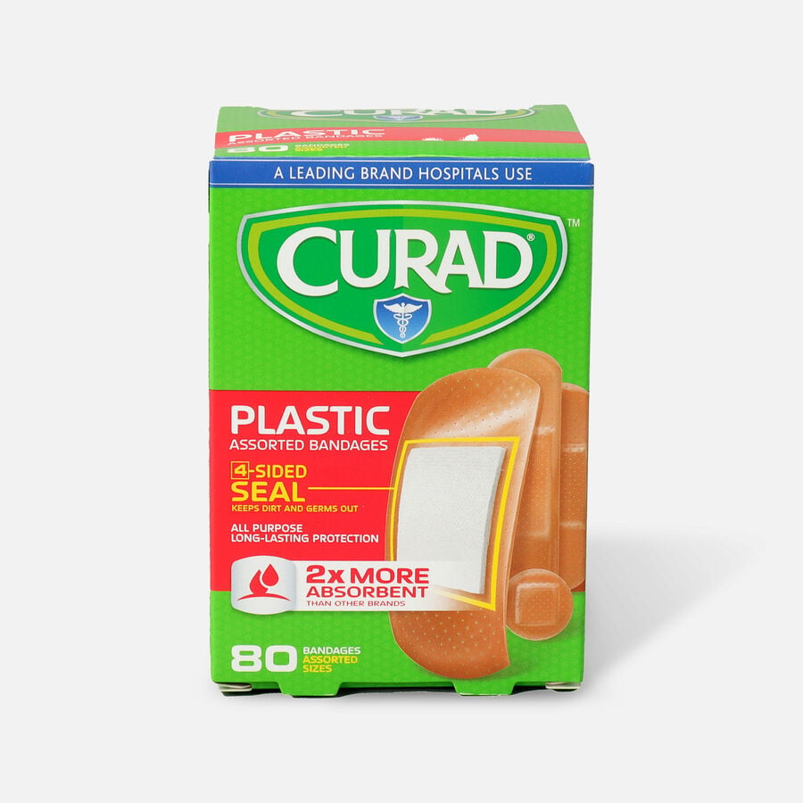 Curad Assorted Plastic Bandages, 80 ct., , large image number 0