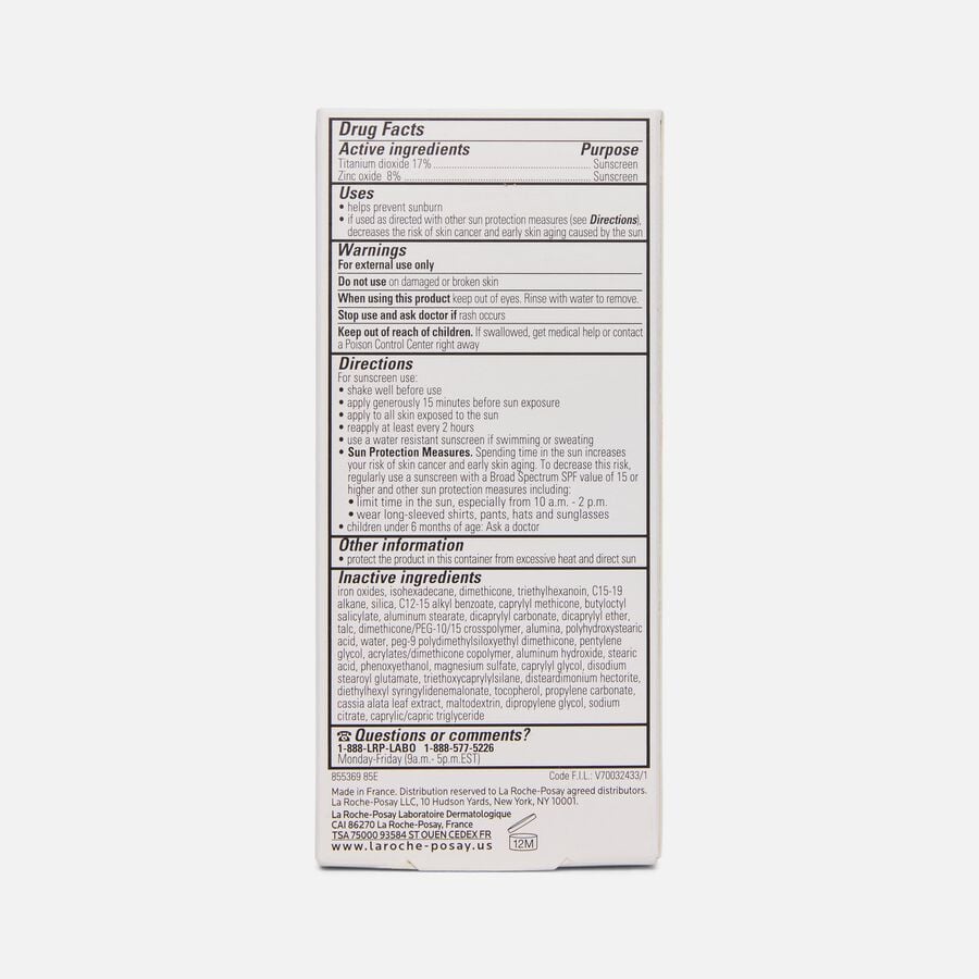 La Roche-Posay Anthelios Mineral Tinted Light Fluid Face Sunscreen, SPF 40, Deep, 1.7 fl oz., Deep, large image number 5