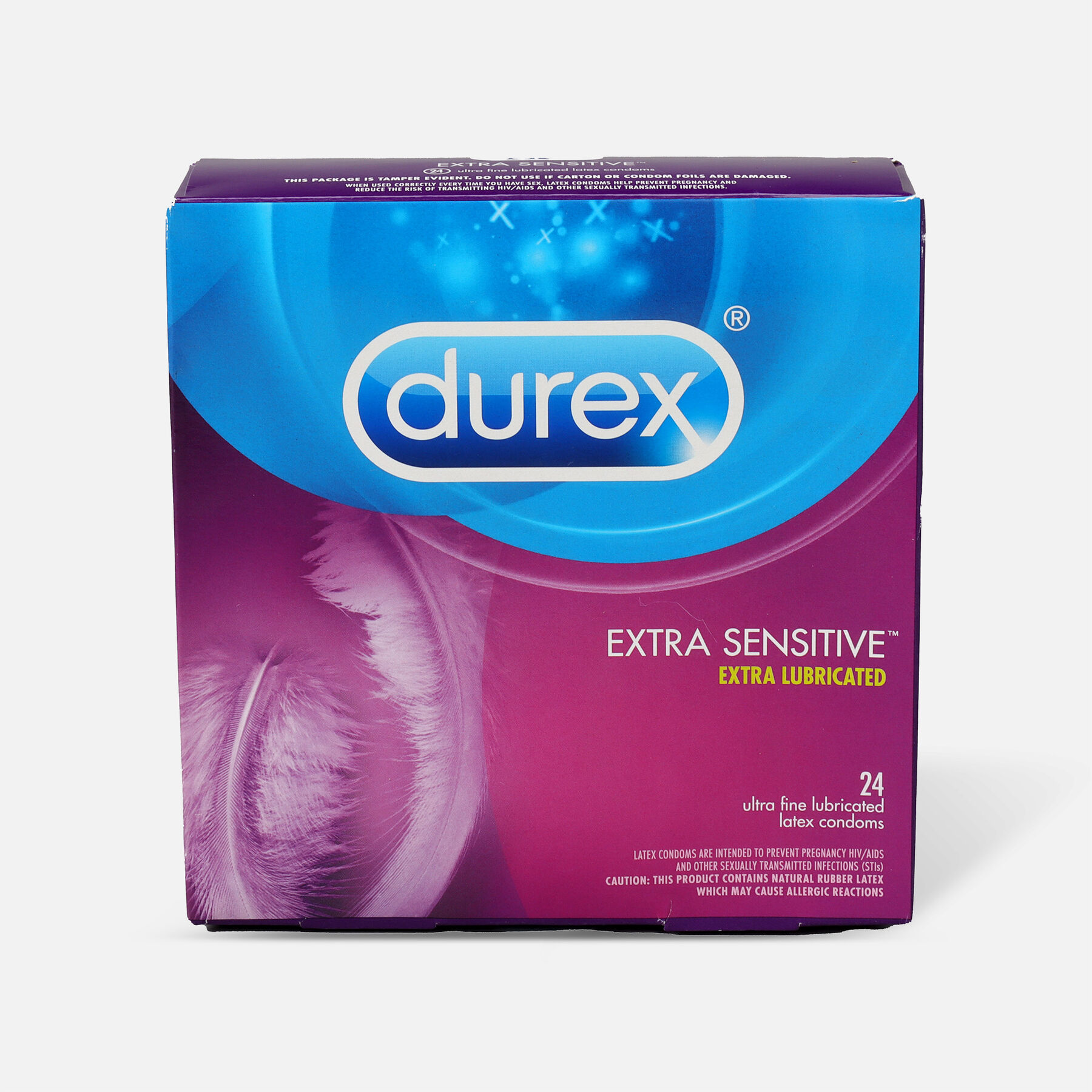 Durex Extra Sensitive Ultra Thin Condom, 24 ea