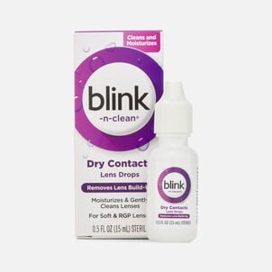 Bausch + Lomb Blink-N-Clean Lens Drops, 0.5 fl oz.