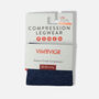 VIM & VIGR Cotton Compression Socks, Heathered Collection Navy, 30-40 mmHg, , large image number 4