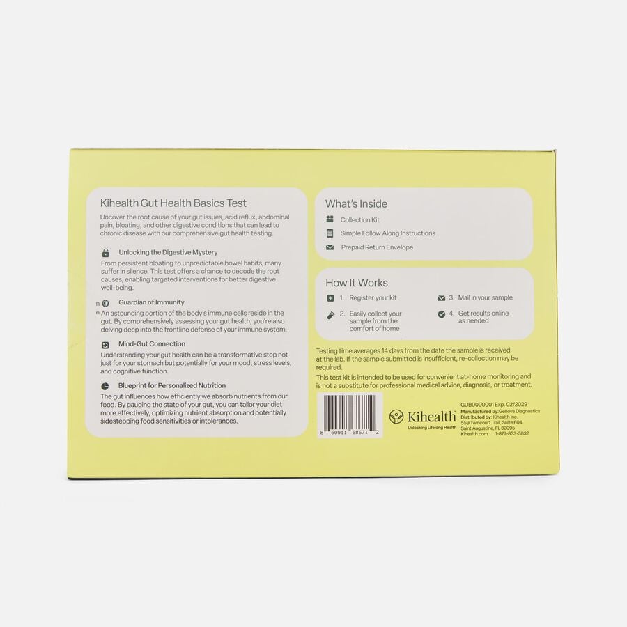 Kihealth Gut Health Basics Test, , large image number 1